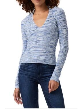 PAIGE Kira Space Dye Halter Sweater – Ocean Breeze Multi Sz XS